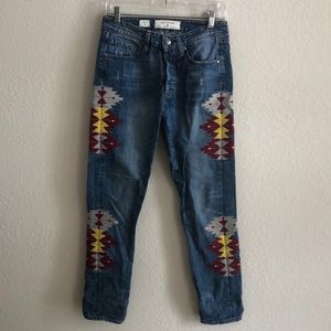 Miss Me Vintage Embroidered Boyfriend Jeans